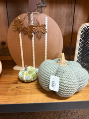 Beaded Pumpkin Sitter