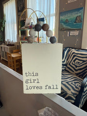 Wooden Fall Decor