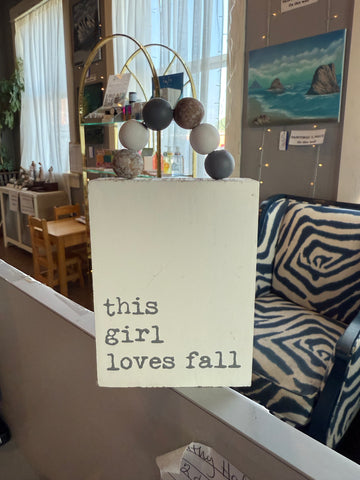 Wooden Fall Decor