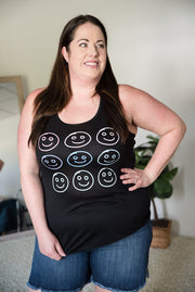 All Smiles Graphic Tank