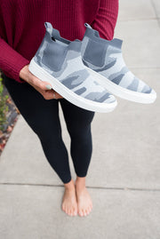 Bess Sneakers in Gray Camo