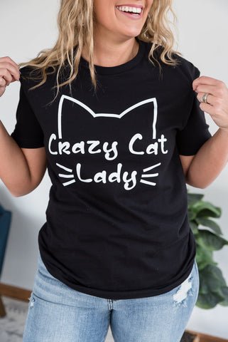 Crazy Cat Lady Graphic Tee