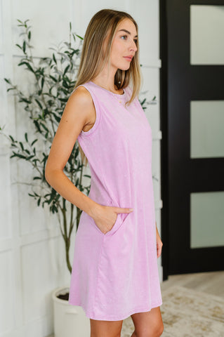 PREORDER: Mineral Wash Relaxed Tank Dress in Three Colors