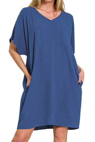 Spring V-Neck Dress