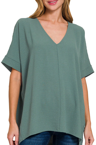 Spring V-Neck Top