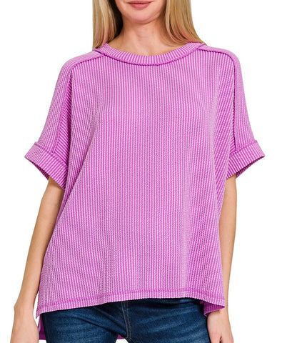 Corded Cuff Top