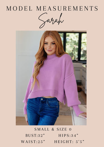 Lizzy Flutter Sleeve Top in Lavender and Hot Pink Bouquet