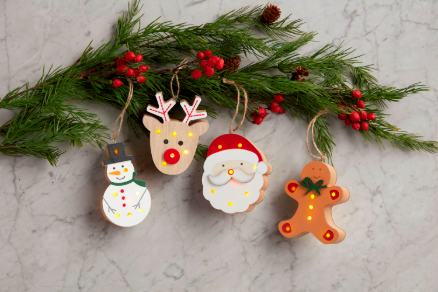 Light Up Christmas Character Orn
