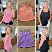 PREORDER: Nancy Ribbed Tank in Four Colors