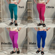 PREORDER: Capri Leggings with Pockets in Nine Colors