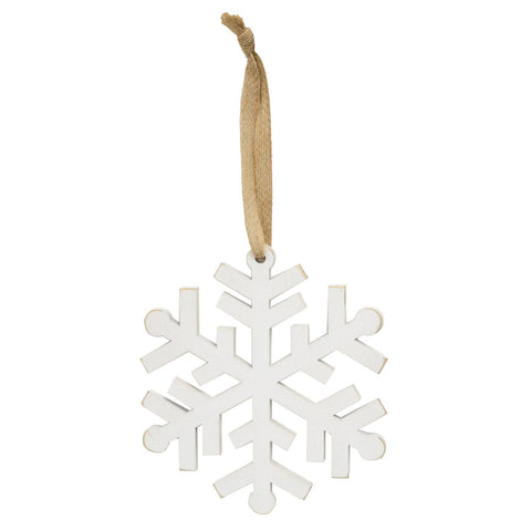 Distressed Snowflake Ornament