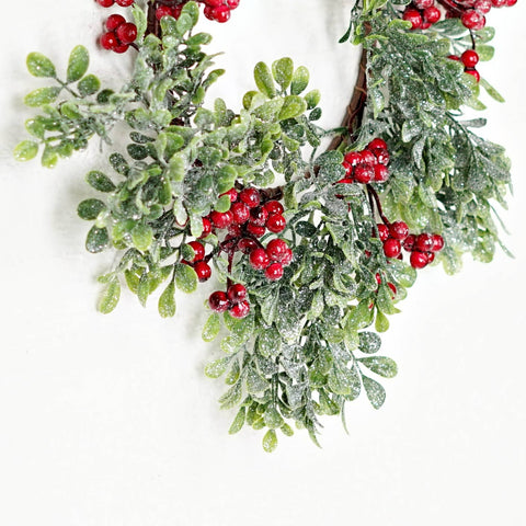 Sparkle Boxwood Candle Ring