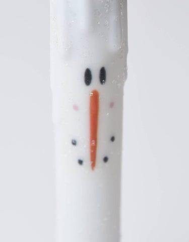 Snowman Taper Candle