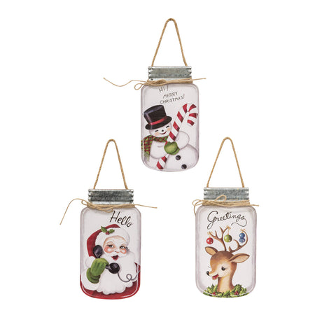 Santa Jar Hanger