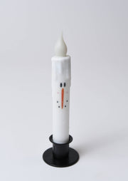 Snowman Taper Candle
