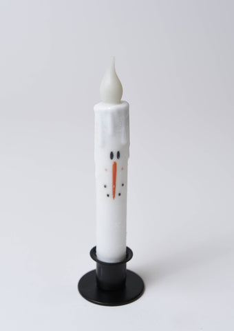 Snowman Taper Candle
