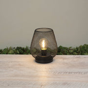 Lighted Metal Lantern
