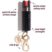 PREORDER: Metallic Studded Pepper Spray in Two Colors