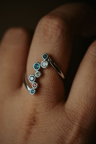 Aerin Multi-Stone Silver Ring