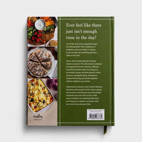 Simple Recipes for Busy Seasons: Devotional Cookbook