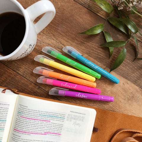 Scented Bible Highlighter Set - Courtyard Style