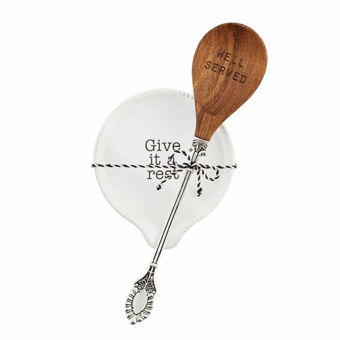 Circa Spoon Rest and Spoon - Courtyard Style