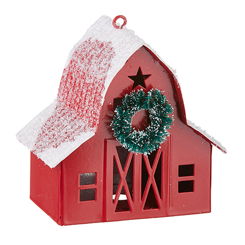 Red Barn Ornament - Courtyard Style