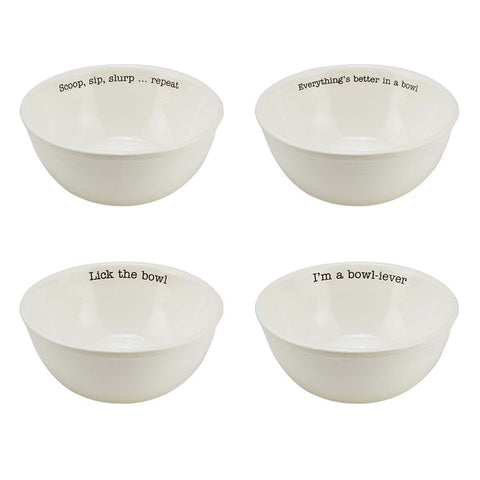 Table For 4 Bowls - Courtyard Style
