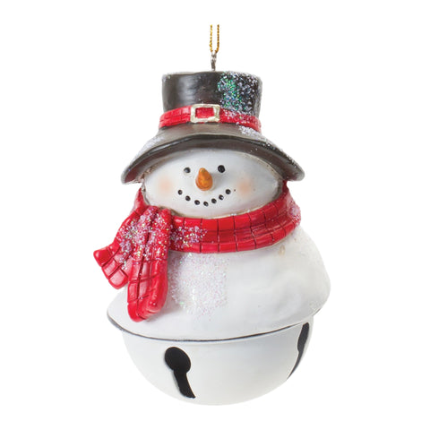 Snowmen Bell Ornament - Courtyard Style