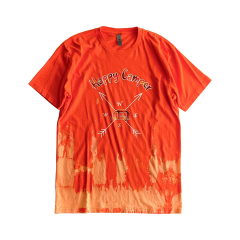 Happy Camper Bleached Graphic Tee