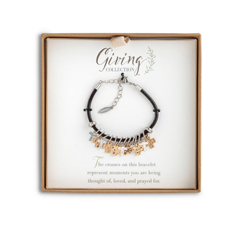 Giving Bracelet-Cross - Courtyard Style