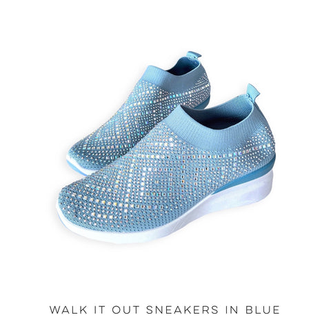 Walk It Out Sneakers in Blue