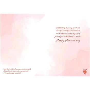 Greatest Love Heart Vines Anniversary Card - Courtyard Style