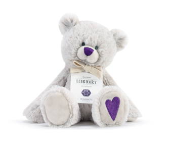 February Birthstone Bear - Courtyard Style