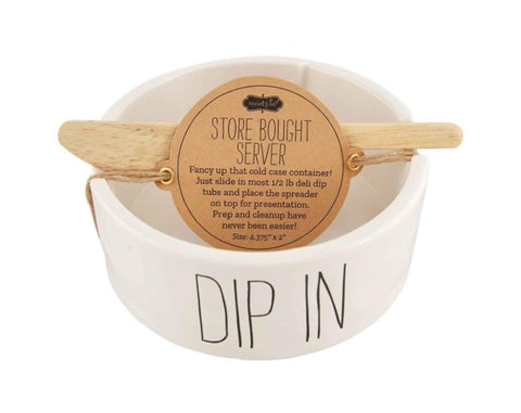 Store Bought Dip Server - Courtyard Style