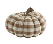 Check Pumpkin Sitter - Courtyard Style