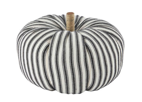 Black and White Pumpkin Sitter - Courtyard Style