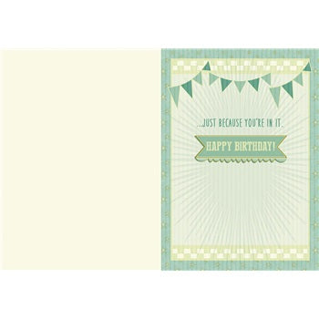 A Bit More Awesome Birthday Card - Courtyard Style