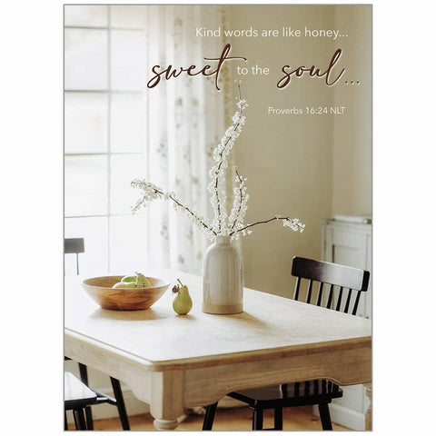 Table In the Window - Friendship Scripture Card