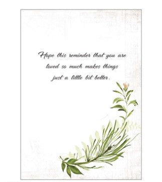 Prayers Up Encouragement Card - Courtyard Style