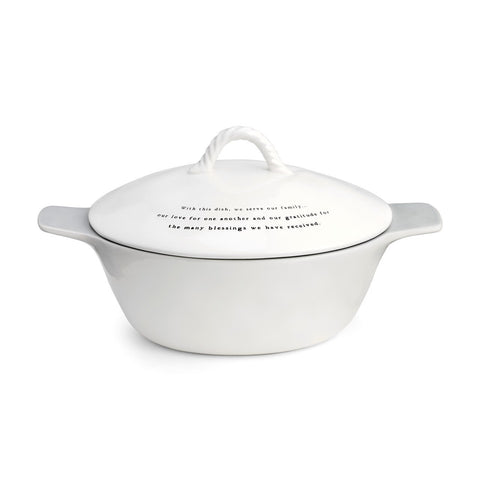 Ceramic Family Dish - Courtyard Style