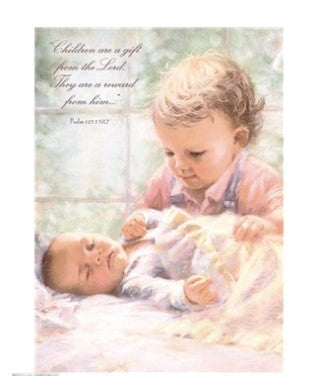 Heaven Sent Baby Card - Courtyard Style