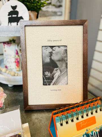 Years of Love Frame - Courtyard Style