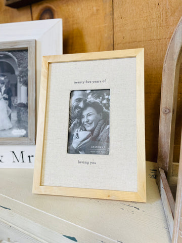 Years of Love Frame - Courtyard Style