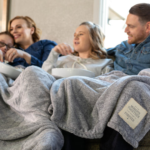 Moments Together Family Blanket - Courtyard Style